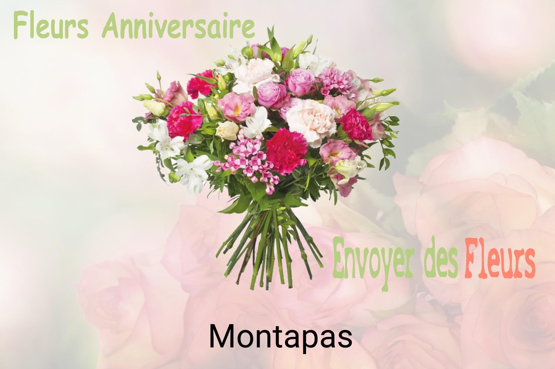 Bouquet de fleurs d’anniversaire livré à Montapas